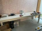 wit bureau met lades, Ophalen, Gebruikt, 50 tot 100 cm, 150 tot 200 cm