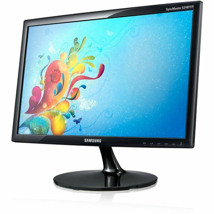 24 Inch Samsung Syncmaster S24B150BL goed voor Laptop/PC, Computers en Software, Monitoren, Gebruikt, 101 t/m 150 Hz, DVI, HDMI