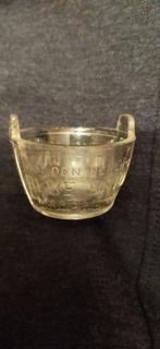 Vintage Glazen Blue Band margarine kuipje jaren 50, Verzamelen, Ophalen, Gebruikt, Gebruiksvoorwerp