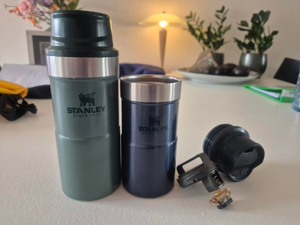 GEZOCHT! Stanley "Trigger Action" Thermosbeker, Huis en Inrichting, Keuken | Keukenbenodigdheden, Ophalen of Verzenden, Gebruikt