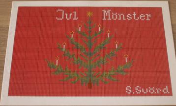Jul Monster Mönster veel kerstpatronen kruissteek S. Suärd beschikbaar voor biedingen