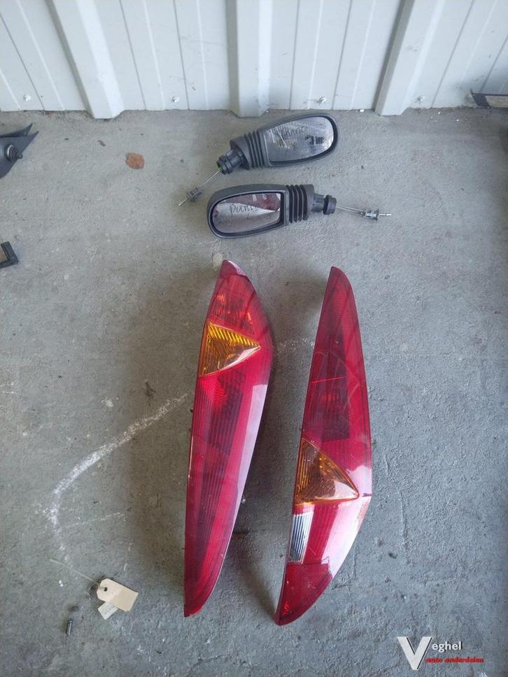 achter lichten links of rechts spiegel lv of rv fiat punto 2, Auto-onderdelen, Verlichting, Gebruikt, Ophalen of Verzenden