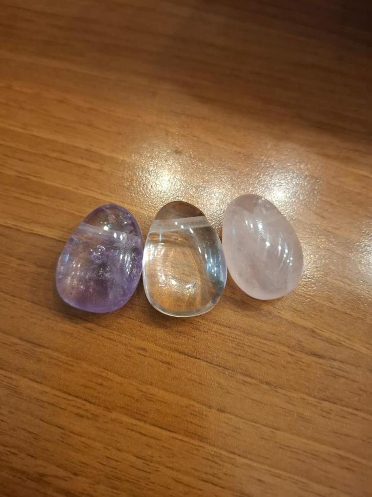 Verschillende edelsteen kettingen, Sieraden, Tassen en Uiterlijk, Edelstenen, Zo goed als nieuw, Ophalen