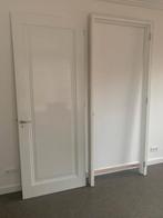 Hardhouten binnen deur met kozijn, Deurkozijn, Zo goed als nieuw, 225 cm of meer, Hout