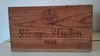 Houten Wijnkistje St. Georges St. Emilion 1969, Antiek en Kunst, Ophalen of Verzenden
