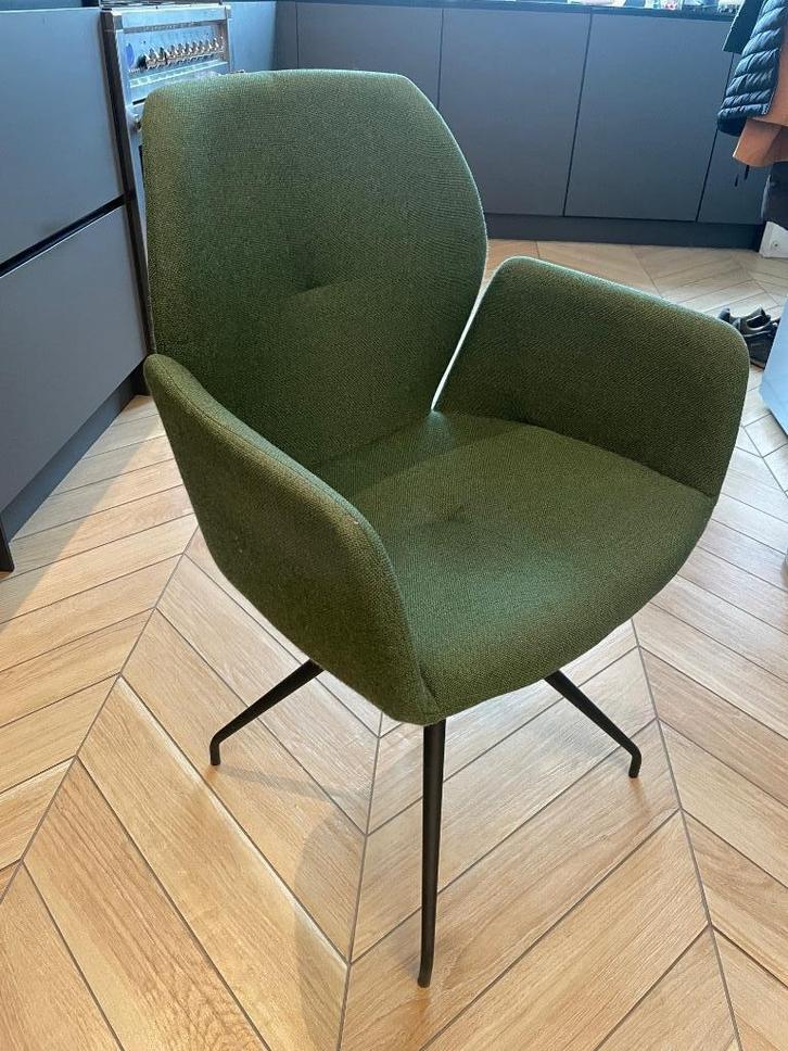 Moods eetkamer stoelen (3x), Huis en Inrichting, Stoelen, Zo goed als nieuw, Drie, Metaal, Stof, Overige kleuren, Ophalen