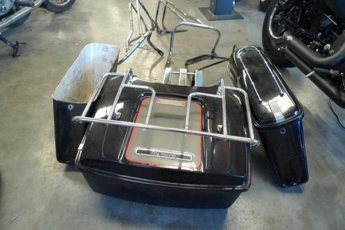 Kofferset origineel incompleet FLH Late Shovel, Motoren, Onderdelen | Harley-Davidson, Gebruikt, Ophalen