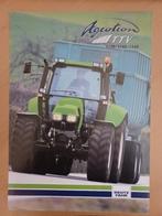 Folder Deutz Agrotron TTV 1130, 1145 en 1160, Gelezen, Ophalen of Verzenden, Tractor en Landbouw