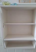 Wit Brocante vintage Vitrine Hangkastje, grenen kastje, Huis en Inrichting, Gebruikt, Vintage, Ophalen of Verzenden, Nvt