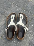 Birkenstock slippers veek gebruikt, Kleding | Dames, Schoenen, Slippers, Verzenden, Wit, Gedragen