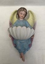 Grote Bisque/porselein Engel wijwaterbakje Fontijn, Ophalen of Verzenden