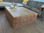 Massief salontafel, Ophalen, 100 tot 150 cm, 50 tot 100 cm, Zo goed als nieuw