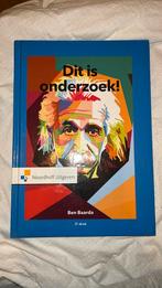 Ben Baarda - Dit is onderzoek!, Ophalen of Verzenden, Zo goed als nieuw, Ben Baarda