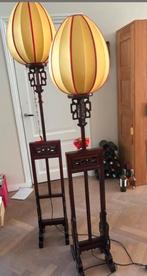 vloerlampen  uit China, Huis en Inrichting, Lampen | Vloerlampen, Ophalen, Zo goed als nieuw, Hout
