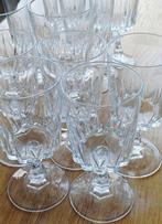 Set van 11 kristallen glazen - wijn port, Antiek en Kunst, Antiek | Glas en Kristal, Ophalen of Verzenden