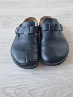 Birkenstock Boston Zwart Leer Maat 37, Ophalen of Verzenden, Gedragen, Birkenstock, Instappers