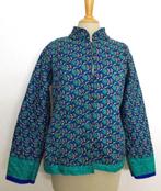 Prachtig 100% silk gewatteerd India/kimono jasje! L, Verzenden, Maat 42/44 (L), Zo goed als nieuw, Jasje