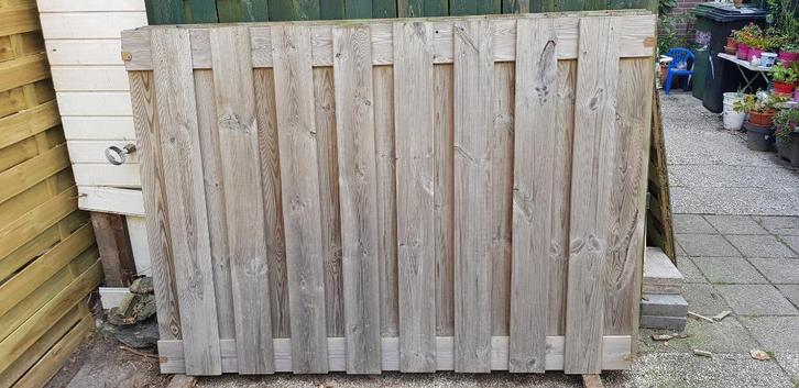 Te koop schuttingen  en palen, Tuin en Terras, Schuttingen, Zo goed als nieuw, Hout, 1 tot 2 meter, Minder dan 3 meter, Ophalen of Verzenden