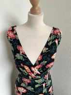 King Louie maat XL zomer jurk Aziatische bloemen 2240, Zwart, Maat 46/48 (XL) of groter, Ophalen of Verzenden, Zo goed als nieuw