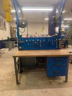 Dubbele werkbank, Ophalen, Gebruikt, 120 tot 170 cm