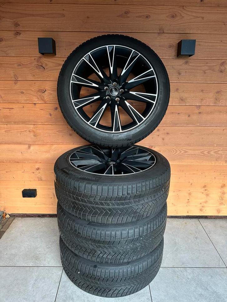 Audi E tron 21” Lamina winterset mat zwart polished look, Auto-onderdelen, Banden en Velgen, Banden en Velgen, Winterbanden, 21 inch