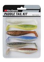 abu garcia paddle tail shad kit ,  6 stuks 10cm, Watersport en Boten, Hengelsport | Zeevissen, Overige typen, Ophalen of Verzenden