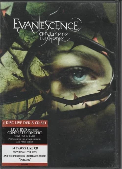 DVD + CD Evanescence – Anywhere But Home, Cd's en Dvd's, Dvd's | Muziek en Concerten, Muziek en Concerten, Boxset, Vanaf 12 jaar