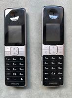 Prima Philips Dect Duo telefoons, Telecommunicatie, Vaste telefoons | Handsets en Draadloos, Ophalen of Verzenden, Gebruikt, 2 handsets