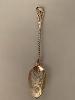 Zilveren olijflepel art nouveau, Antiek en Kunst, Ophalen of Verzenden, Zilver