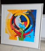 Grote ingelijste zeefdruk van Frank Lejeune, Antiek en Kunst, Ophalen