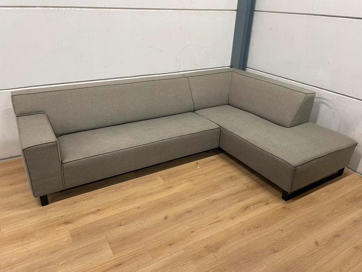 Mooie luxe beige design style hoekbank - GEREINIGD!!!, Huis en Inrichting, Banken | Bankstellen, Zo goed als nieuw, Hoekbank, Vierpersoons of meer