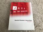Java in Two Semesters - Charatan, Kans - 9780077122676, Boeken, Ophalen of Verzenden, Beta, Zo goed als nieuw, WO
