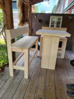Bar tafel set steigerhout, Huis en Inrichting, Barren, Ophalen of Verzenden