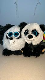 Twee panda knuffeltjes, Ophalen, Zo goed als nieuw, Overige typen