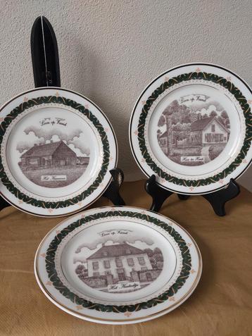 3 prachtige vintage sierborden Loon op Zand beschikbaar voor biedingen