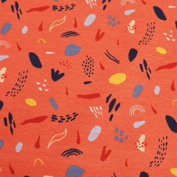 Promo! 3326) 1,5 meter Alpenfleece koraal oranje beschikbaar voor biedingen