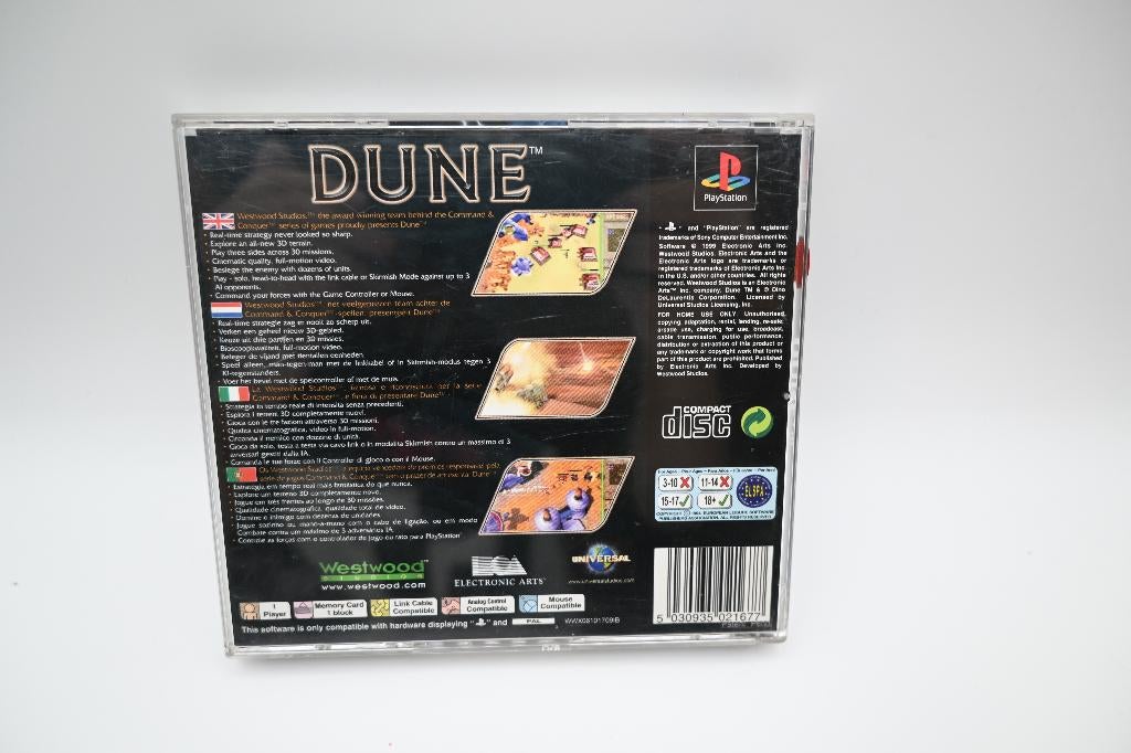 DUNE PLAYSTATION 1, Spelcomputers en Games, 1 speler, Ophalen of Verzenden, Zo goed als nieuw, Vanaf 3 jaar