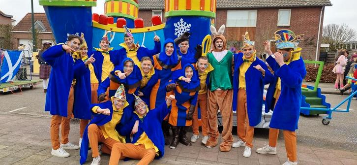 Carnavalskleding loopgroep, Kleding | Heren, Carnavalskleding en Feestkleding, Zo goed als nieuw, Kleding, Carnaval, Overige maten