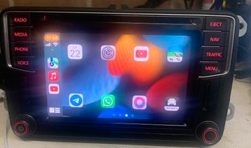 Vw discover media mib2 met apple carplay functie met DAB beschikbaar voor biedingen