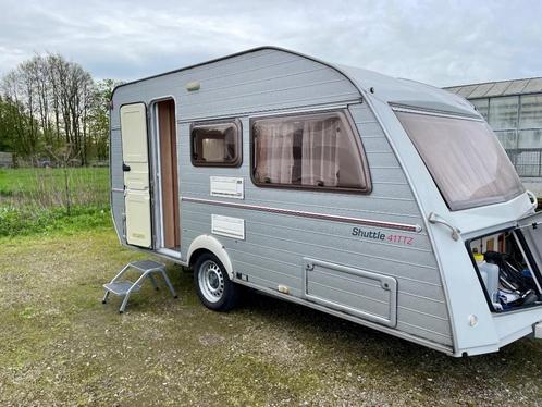 Kip Shuttle, Caravans en Kamperen, Caravans, Particulier, tot en met 4, 750 - 1000 kg, Treinzit, Kip, Dwarsbed, 2 aparte bedden