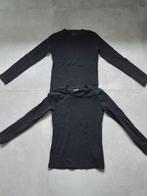 2 uni shirts, longsleeves mt 134-140, Kinderen en Baby's, Kinderkleding | Maat 134, Ophalen of Verzenden, Zo goed als nieuw, Meisje
