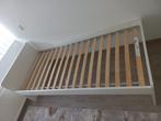 ikea Luroy bed, Ophalen, 90 cm, Eenpersoons, Wit