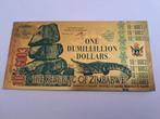 BILJET -ZIMBABWE - GOUDFOLIE-1 DUMILLILION DOLLARS (224), Los biljet, Ophalen of Verzenden, Zimbabwe