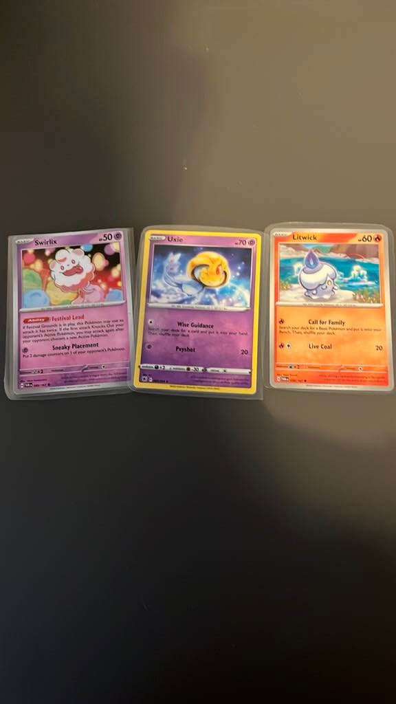 3 pokemon kaarten, Ophalen of Verzenden, Zo goed als nieuw