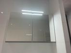 Spiegelkast met verlichting / Mirror cabinet with light, Huis en Inrichting, Ophalen, 100 tot 150 cm, Minder dan 100 cm, 25 tot 50 cm