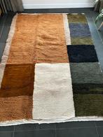 Color block Marokkaans Beni Merit vloerkleed, Huis en Inrichting, Crème, 150 tot 200 cm, Ophalen of Verzenden, Rechthoekig