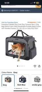 Opvouwbare hondenbench reisbench Feandra, Ophalen, Gebruikt