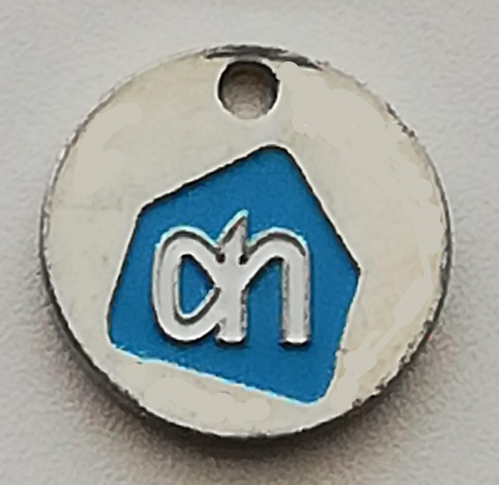 Winkelwagenmuntje supermarktketen AH, Verzamelen, Winkelwagenmuntjes, Ophalen of Verzenden