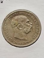 2 korona Oostenrijk zilver 1913, Zilver, Ophalen of Verzenden, Oostenrijk