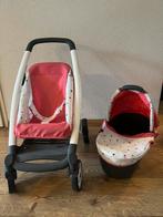 Smoby 3in1 poppenwagen, buggy en wieg, Ophalen, Zo goed als nieuw, Babypop